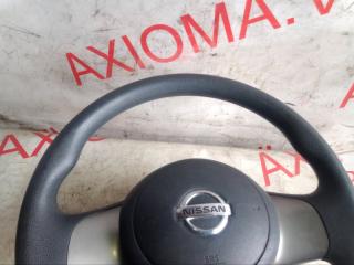 Руль с airbag NISSAN MARCH NK13 HR12DE 484301HJ4A 4 ракурс