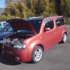 Козырек солнцезащитный левый передний NISSAN CUBE Z12 HR15DE 964011FA5A 2 ракурс