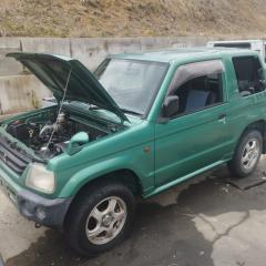 Ветровики комплект MITSUBISHI PAJERO MINI H58A 4A30 MR156596, MR156595 2 ракурс