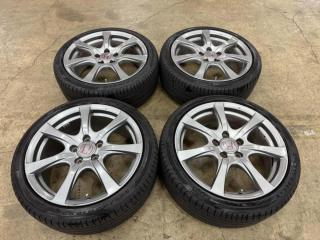 Комплект из 4-х Колесо летнее R18 / 225 / 40 PIRELLI powergy 5x114.3 лит. 60ET (б/у)