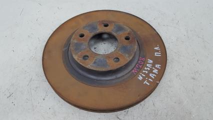 Тормозной диск передний левый Nissan Teana 2004 Б/У Тормозной диск передний левый Nissan Teana 2004