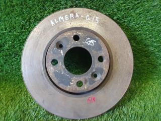 Тормозной диск передний Nissan Almera 2015 Б/У Тормозной диск передний Nissan Almera 2015