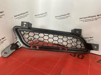 Запчасть решетка в бампер передняя левая Mitsubishi Lancer