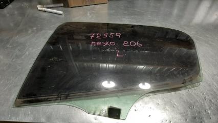 Стекло двери заднее левое PEUGEOT 206 1998-2008