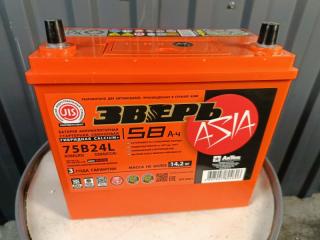 Аккумулятор Зверь Asia 58 (B24) левый