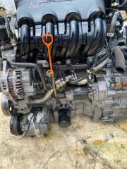 Двигатель  HONDA   FIT   GD1   L13A     2 ракурс