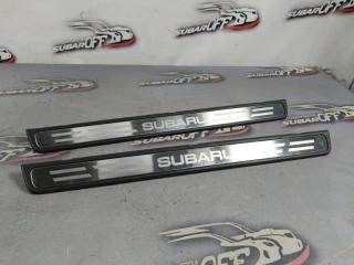 Накладка на порог салона передняя Subaru Impreza 2010