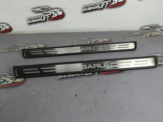 Накладка на порог салона передняя Subaru Impreza 2008