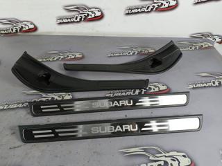 Накладка на порог салона Subaru Impreza XV 2010