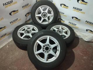 Комплект из 4-х Колесо летнее R15 / 205 / 65 Yokohama Ecos 5x114.3, 4x100 лит. 50ET (б/у)