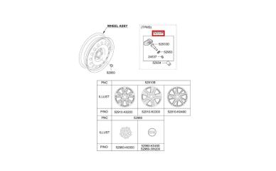 Датчик давления в шинах Soul 2019 SK3 G4FJ