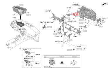 Антенна иммобилайзера Sonata 2020 DN8 G4NM