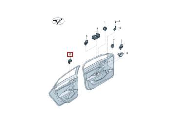 Кнопка стеклоподъемника задняя левая Jetta 2021 JEM DGXA