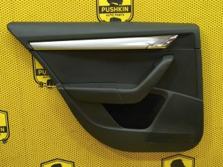 Обшивка двери задняя левая Skoda Octavia 2014