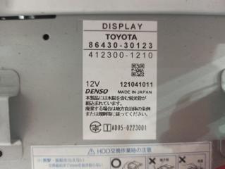 Монитор LEXUS GS430 UZS190 86430-30123 4 ракурс