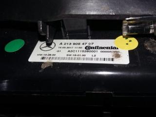 Климат-контроль E-CLASS 2017 W213