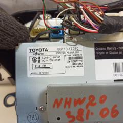 Монитор TOYOTA PRIUS NHW20 86110-47270 3 ракурс