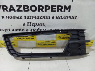 Запчасть решетка бампера передняя правая Skoda Octavia