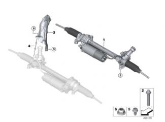 Запчасть рулевая рейка BMW X5 G05 32106896995 контрактная Рулевая рейка BMW X5 G05 32106896995 контрактная