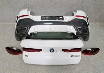 Запчасть бампер фонарь крышка багажника задний BMW X6
