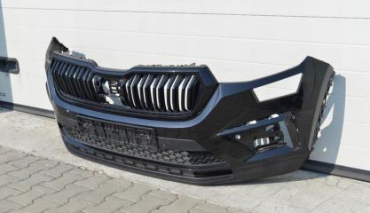 Бампер в сборе с решеткой радиатора передний Skoda Kodiaq 2 Бампер в сборе с решеткой радиатора передний Skoda Kodiaq 2