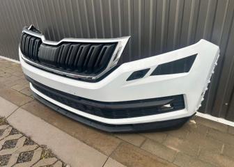 Бампер в сборе с решеткой радиатора передний Skoda Kodiaq Бампер в сборе с решеткой радиатора передний Skoda Kodiaq