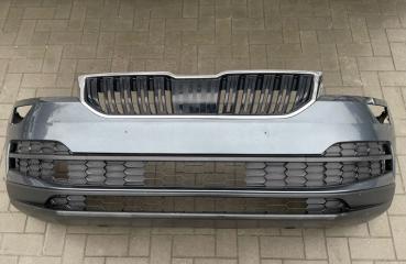 Запчасть бампер в сборе с решеткой радиатора передний Skoda Karoq 20R 57A805221 Б/У Бампер в сборе с решеткой радиатора передний Skoda Karoq 20R 57A805221 Б/У