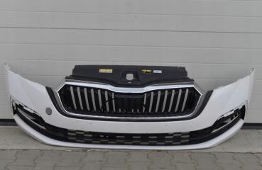 Запчасть бампер в сборе с решеткой радиатора передний Skoda Octavia Б/У Бампер в сборе с решеткой радиатора передний Skoda Octavia Б/У