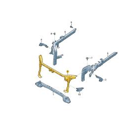 Панель телевизор передний Volkswagen Amarok 2022-2024