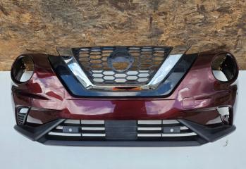 Запчасть бампер в сборе с решеткой радиатора передний Nissan Juke