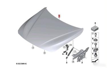 Капот передний BMW 4 2013-2019