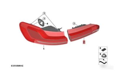 Запчасть фонарь BMW X4