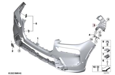 Запчасть крепление бампера переднее BMW X7 2022