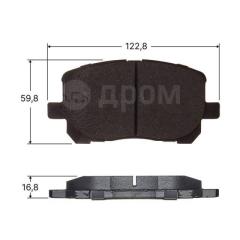 Запчасть тормозные колодки передние TOYOTA NOAH