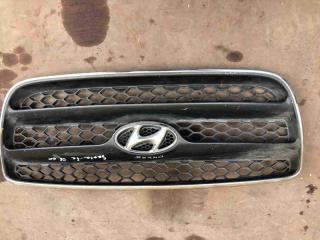 Фото запчасти решетка радиатора Hyundai Santa Fe 2006 контрактная запчасть Запчасть решетка радиатора Hyundai Santa Fe 2006