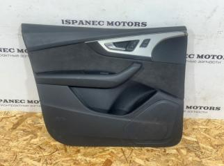Обшивка двери передней левой (дверная карта) AUDI Q7 2017 контрактная Обшивка двери передней левой (дверная карта) AUDI Q7 2017