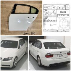 Дверь боковая задняя левая BMW 3-Series 2007