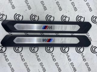 Комплект накладок порога передний BMW X3 LCI M40i 2022 Б/У Комплект накладок порога передний BMW X3 LCI M40i 2022