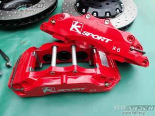 Тормозная система передняя MITSUBISHI LANCER EVOLUTION CP9A 4G63T 3 ракурс