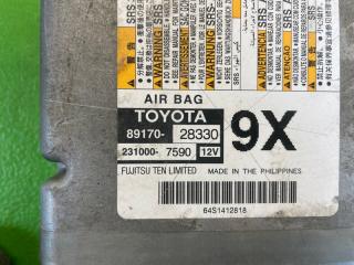 Блок управления airbag TOYOTA NOAH ZRR80 3ZR-FAE 89170- 28330 3 ракурс