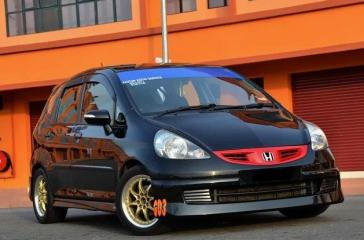 Губа передняя HONDA FIT