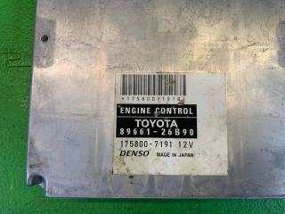 Блок efi TOYOTA HIACE KDH205 2KD-FTV 89661-26B90 2 ракурс