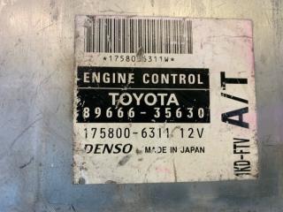 Блок efi TOYOTA HILUX SURF KDN215W 1KD-FTV 89666-35630, 175800-6311 2 ракурс