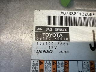 Блок airbag TOYOTA YARIS MXPA10 M15A-FKS 89170-K0010, 152100-3881 2 ракурс