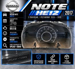 Спидометр NISSAN NOTE HE12 HR12-DE VPCASF-10849 5 ракурс