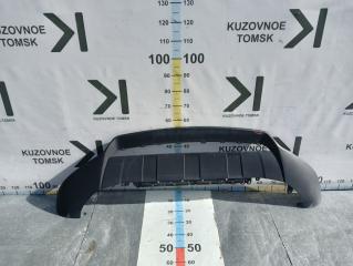 Запчасть губа юбка бампера передняя Porsche Cayenne 2010-2017