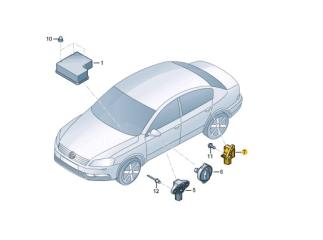 Датчик Air Bag задний Passat 2012 362 CDAB