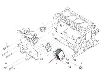 Радиатор масляный Haval H9 GW4C20B Радиатор масляный Haval H9 GW4C20B