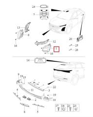 Блок ксенона (розжига) передний Omoda C5 T19C