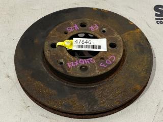 Диск тормозной передний левый Honda Fit 2003 контрактная Диск тормозной передний левый Honda Fit 2003